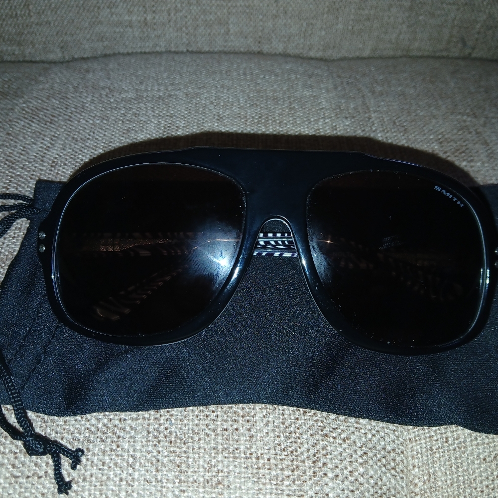 Smith Nolte Sunglasses Black Zebra/Grey Green Lens